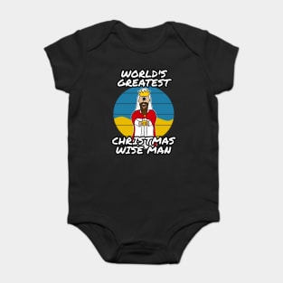 World's Greatest Christmas Wise Man Church Nativity Funny Baby Bodysuit